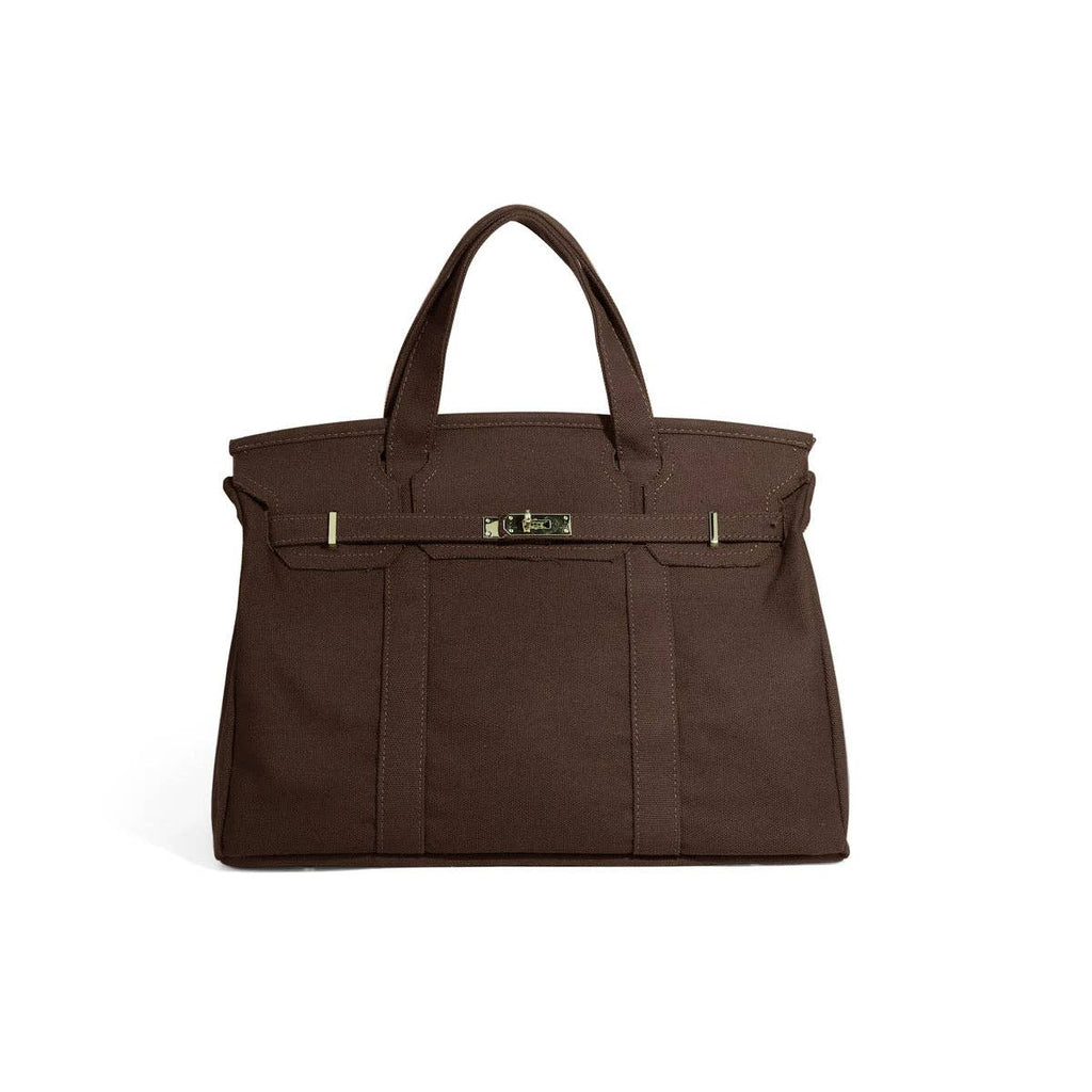 The Weekender Distressed Tote: Solid Navy