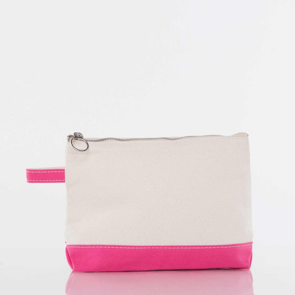 hot pink makeup bag