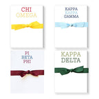 Sorority Colors Greek Mini Notepad : DELTA DELTA DELTA