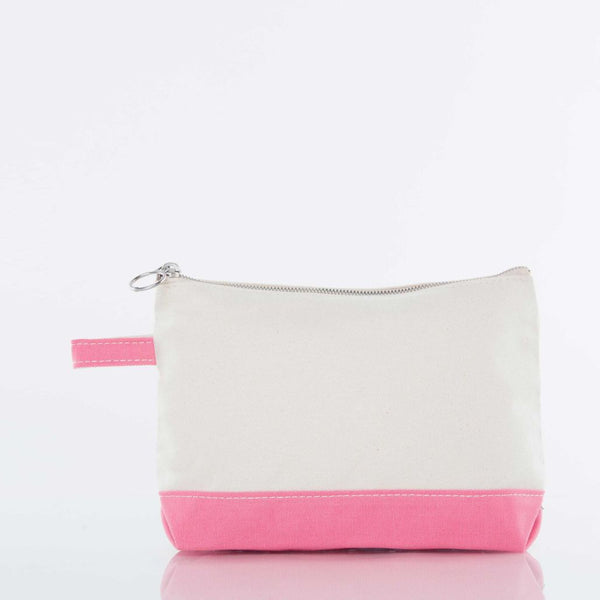 pink makeup bag