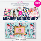 5.5x11 MAHJONG MADNESS VOL 2 trinket tray insert set of 5