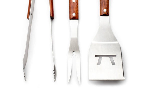 Outset Rosewood Collection BBQ Tool Set, Set of 3