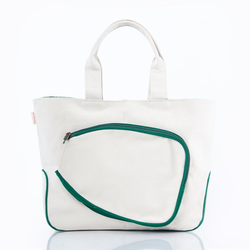 Pickleball bag Natural & Emerald