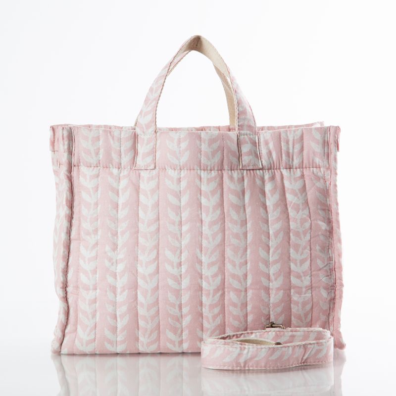 CB Station Pink Block Print Tote