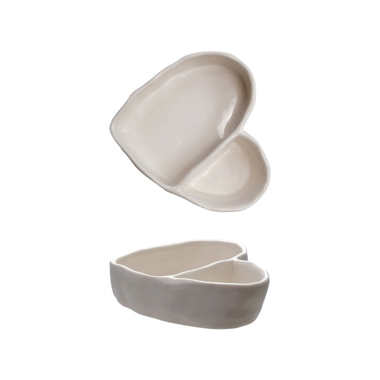 Double Sided Heart Dish