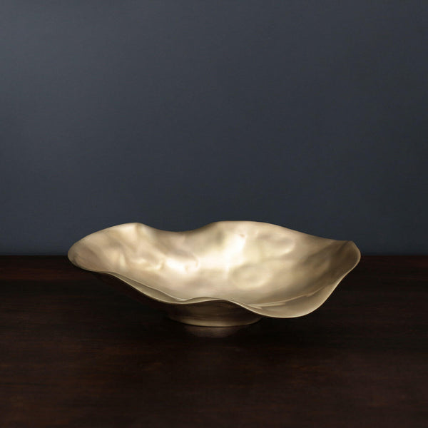 SIERRA Maia Medium Oval Bowl (Gold)