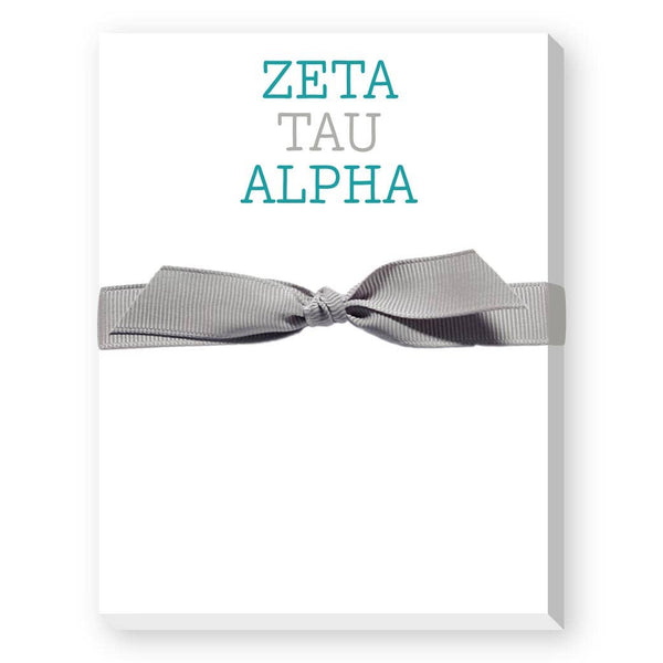 Sorority Colors Greek Mini Notepad : ALPHA PHI