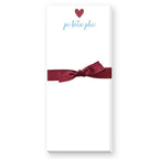 SORORITY GREEK HEART SKINNIE NOTEPAD: ALPHA DELTA PI