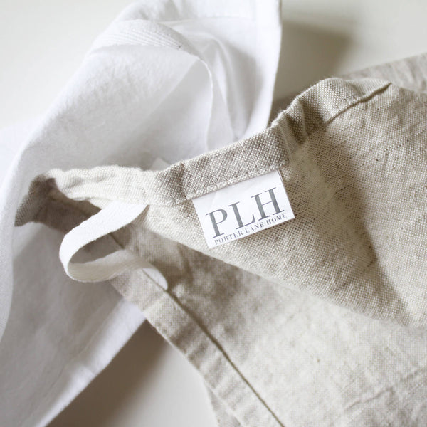 Joy Tea Towel: White