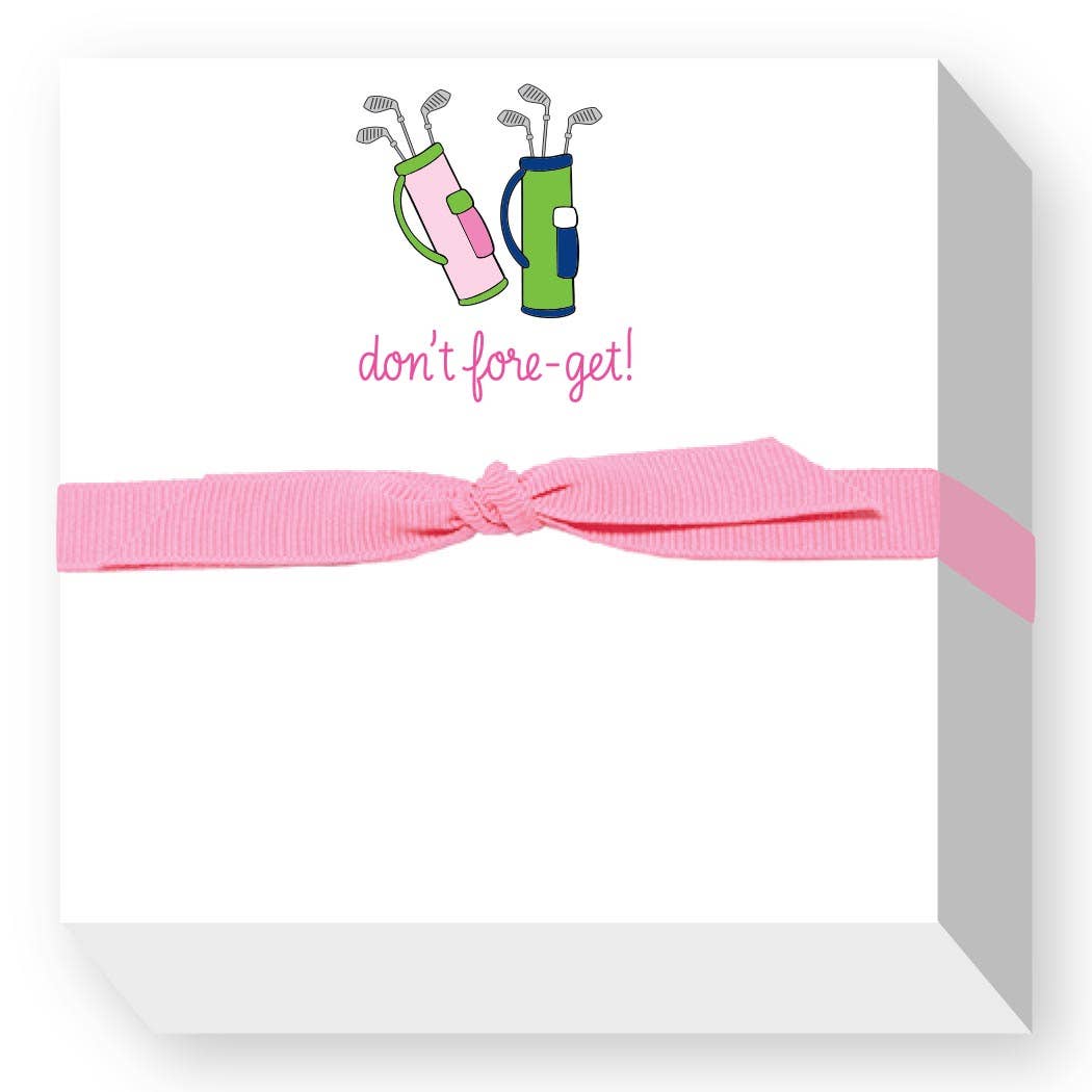 GOLF CHUBBIE NOTEPAD-DON'T FORE-GET