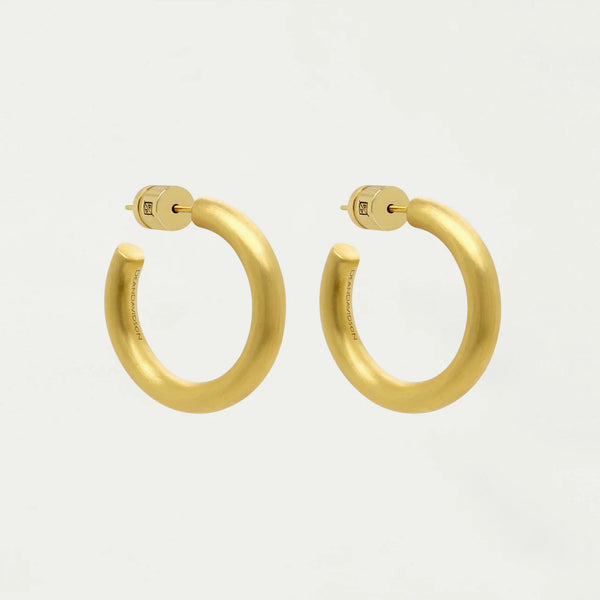 Small Dune Hoops - Gold