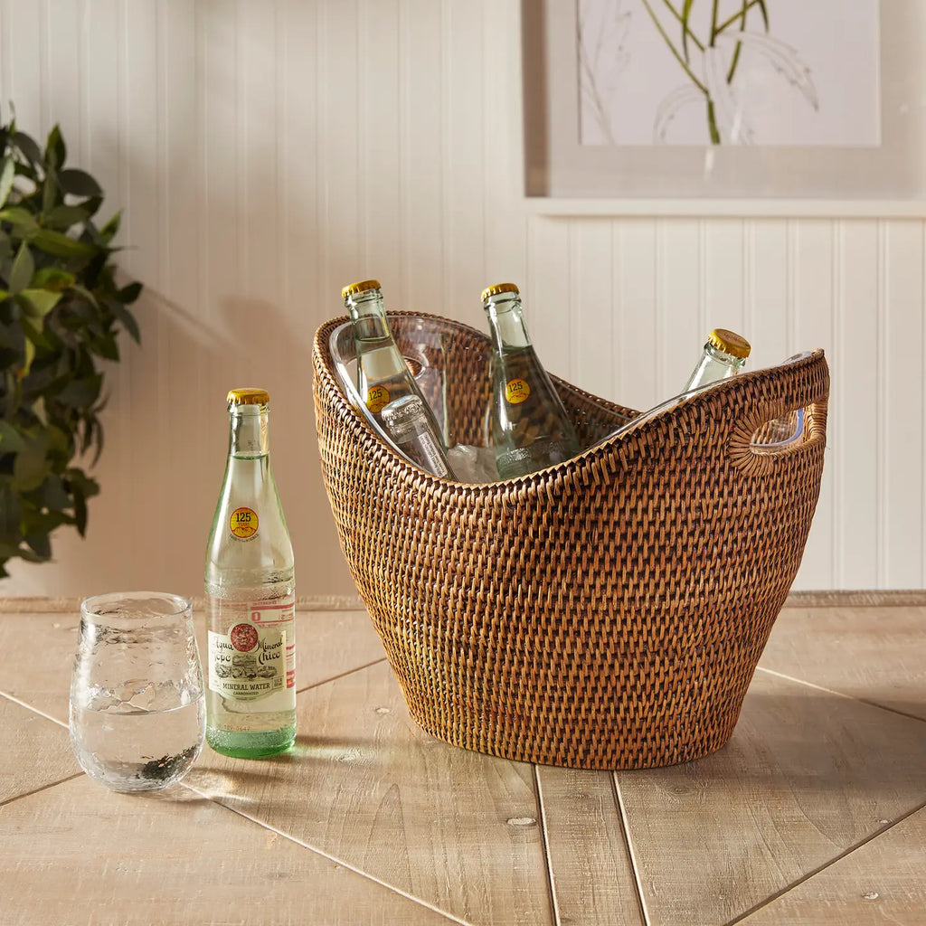 Burma Rattan Beverage Tub Large