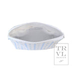 Goodie Cosmetic Bag - Ribbon Floral Blue