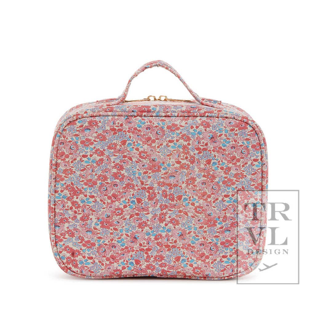 Luxe Trvl2 Cosmetic Toiletry Case - Marseille With Pink