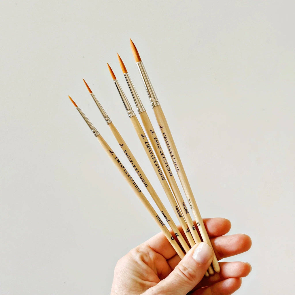 Watercolor Paintbrush Set of 5