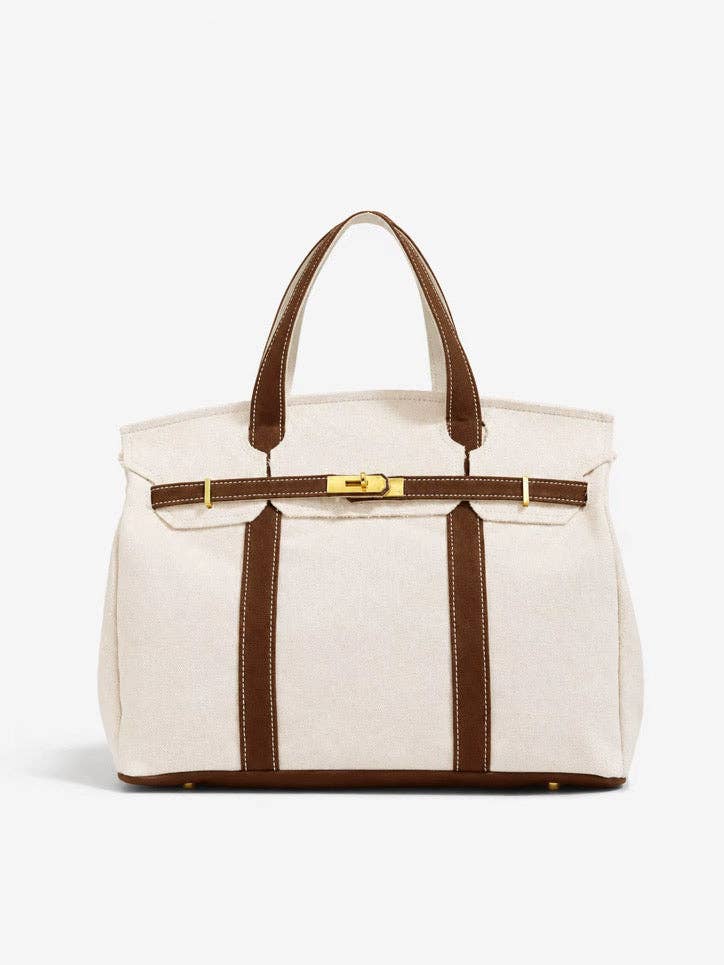 The Weekender Distressed Tote: Solid Navy