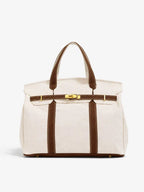 The Weekender Distressed Tote: Solid Navy