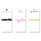 SORORITY GREEK HEART SKINNIE NOTEPAD: ALPHA DELTA PI