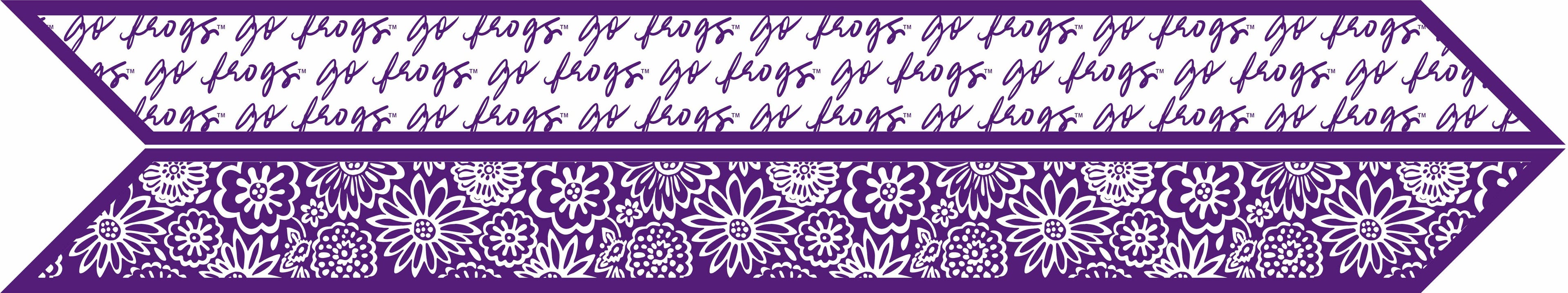 Skinny Scarf – TCU Horned Frogs