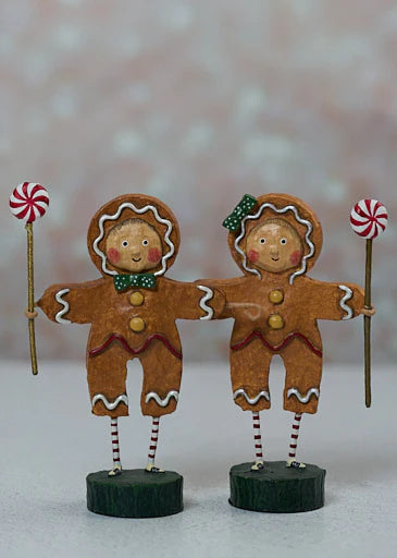 GINGERBREAD BOY & GIRL, 2 asst