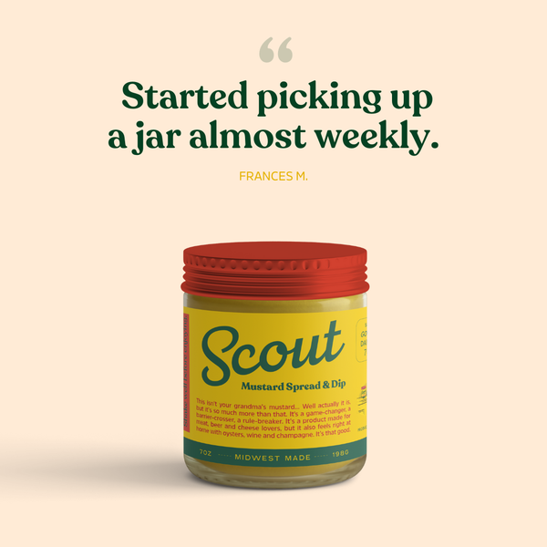 Scout Mustard Dipping Sauce & Spread: 8 oz