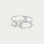 Crosby Midi Cuff - Silver