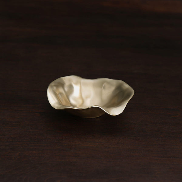 SIERRA Maia Small Oval Bowl (Gold)