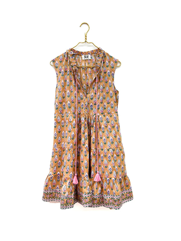 Cafe Cap Sleeve Mini Dress