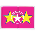 Canasta Cards Star on pink background