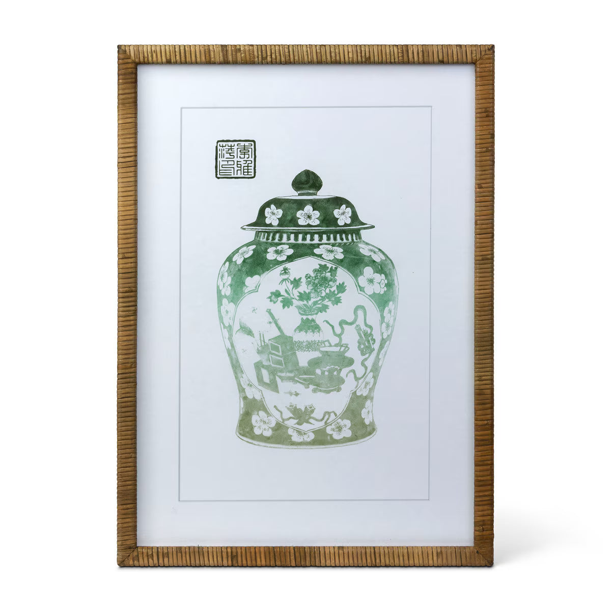 Lotus Framed Ginger Jar Wall Art, 3 Styles