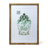 Lotus Framed Ginger Jar Wall Art, 3 Styles
