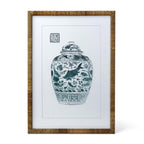 Lotus Framed Ginger Jar Wall Art, 3 Styles