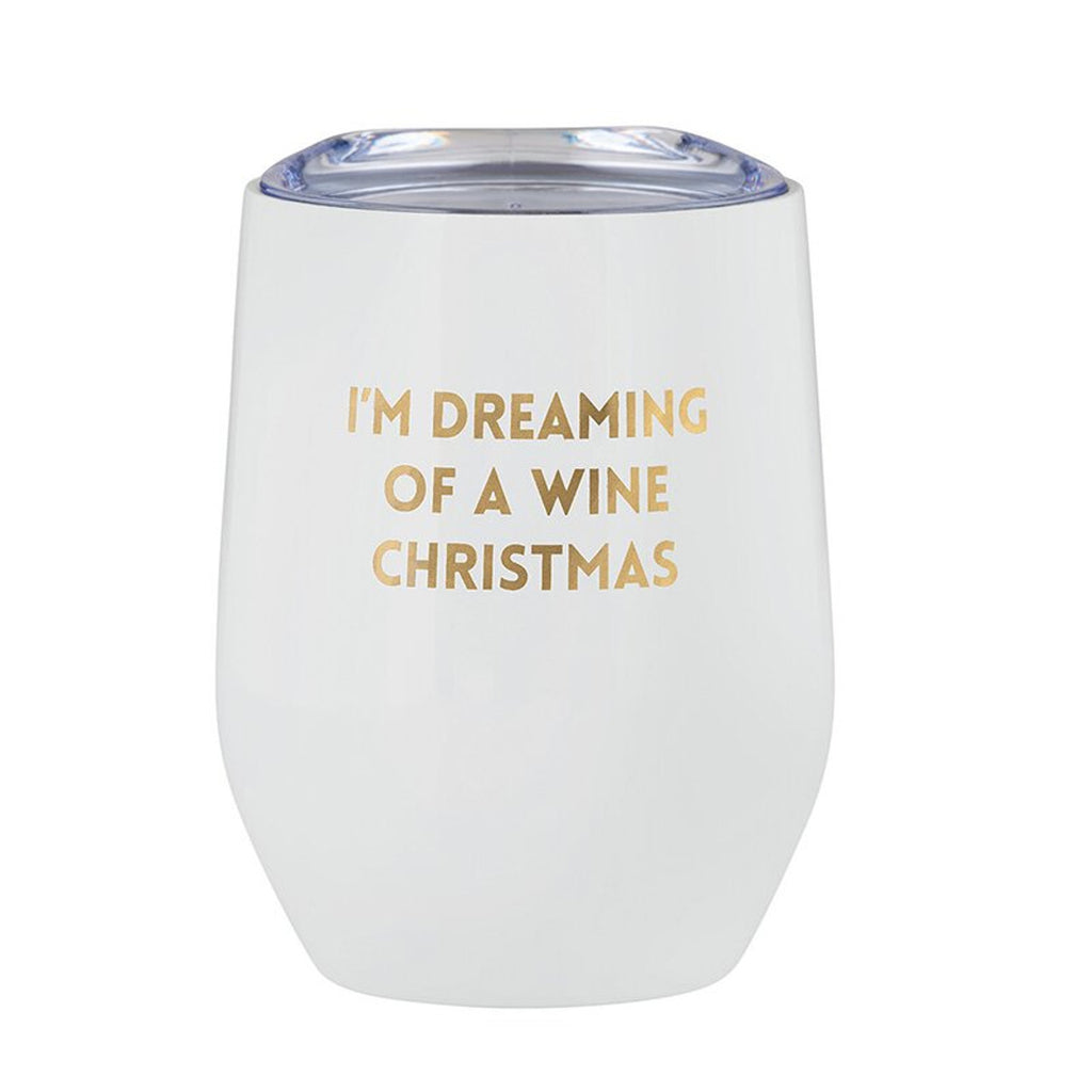 Holiday Stemless Wine Tumbler