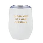 Holiday Stemless Wine Tumbler
