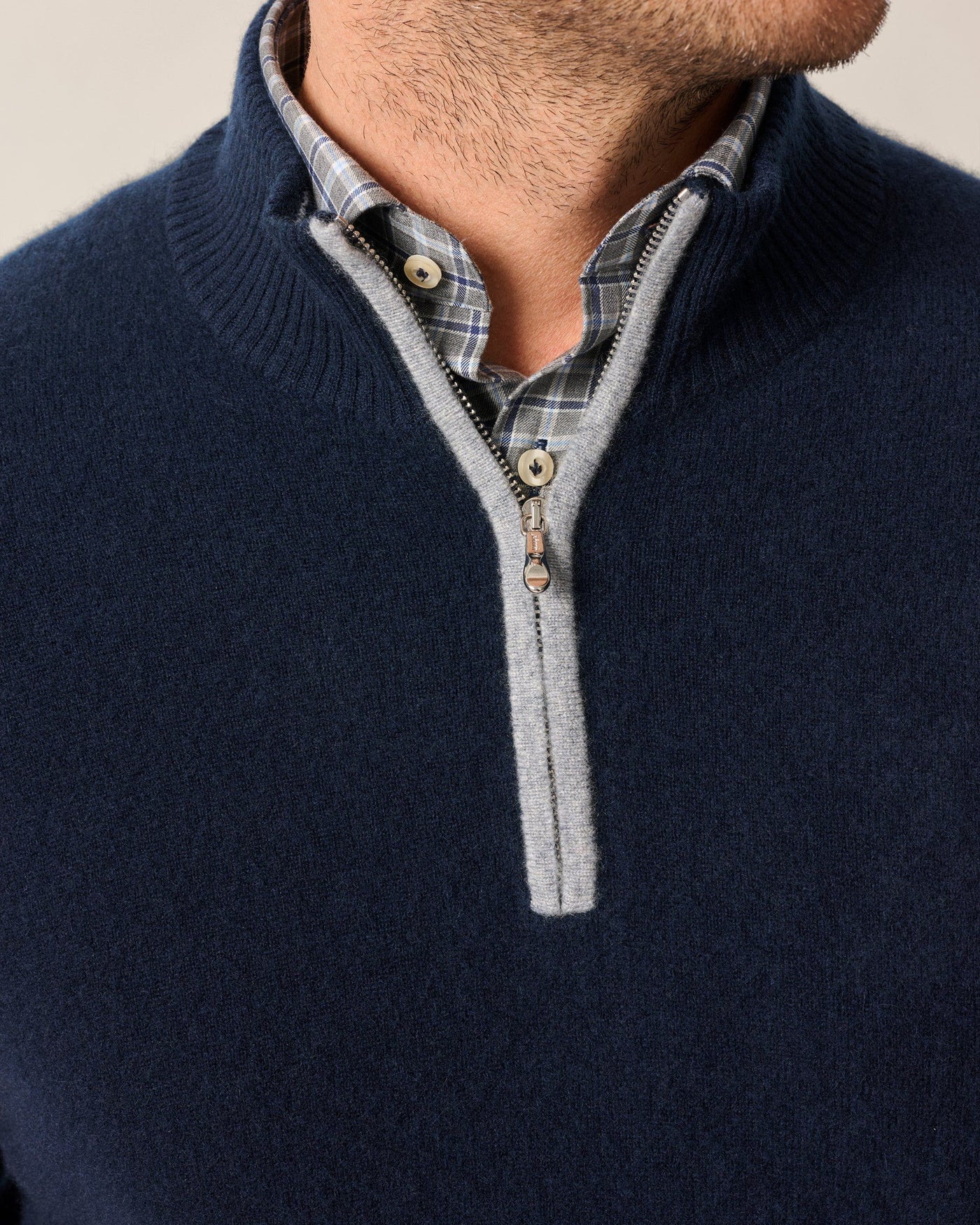 Niccolo Top Shelf Cashmere 1/4 Zip Sweater
