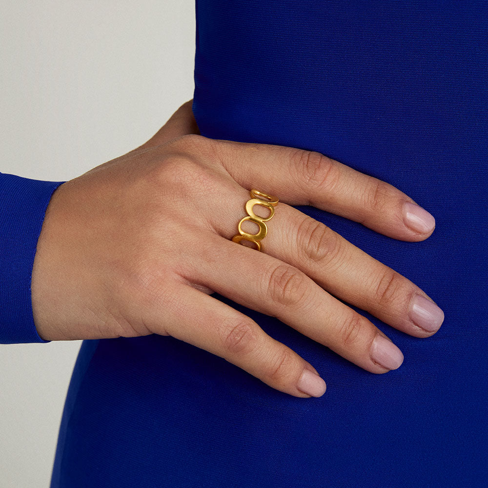 Dean Davidson Crosby Link Ring - Gold