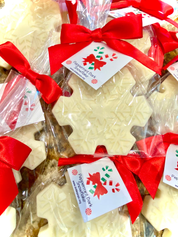 Peppermint Bark snowflake