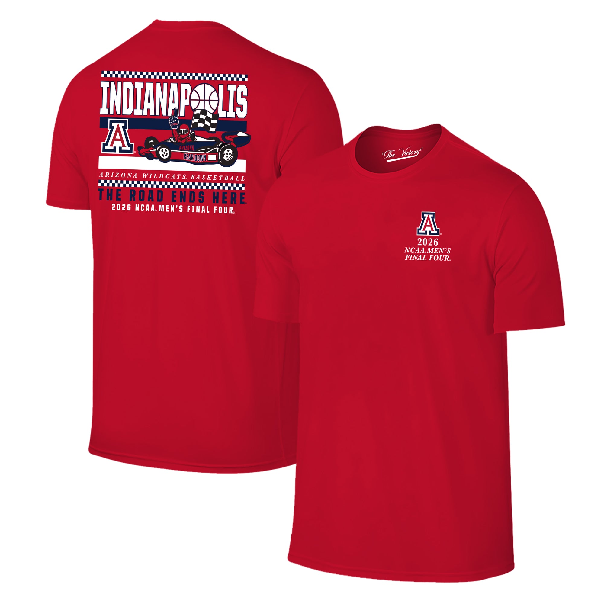 Final Four Shirt Red Block Letters