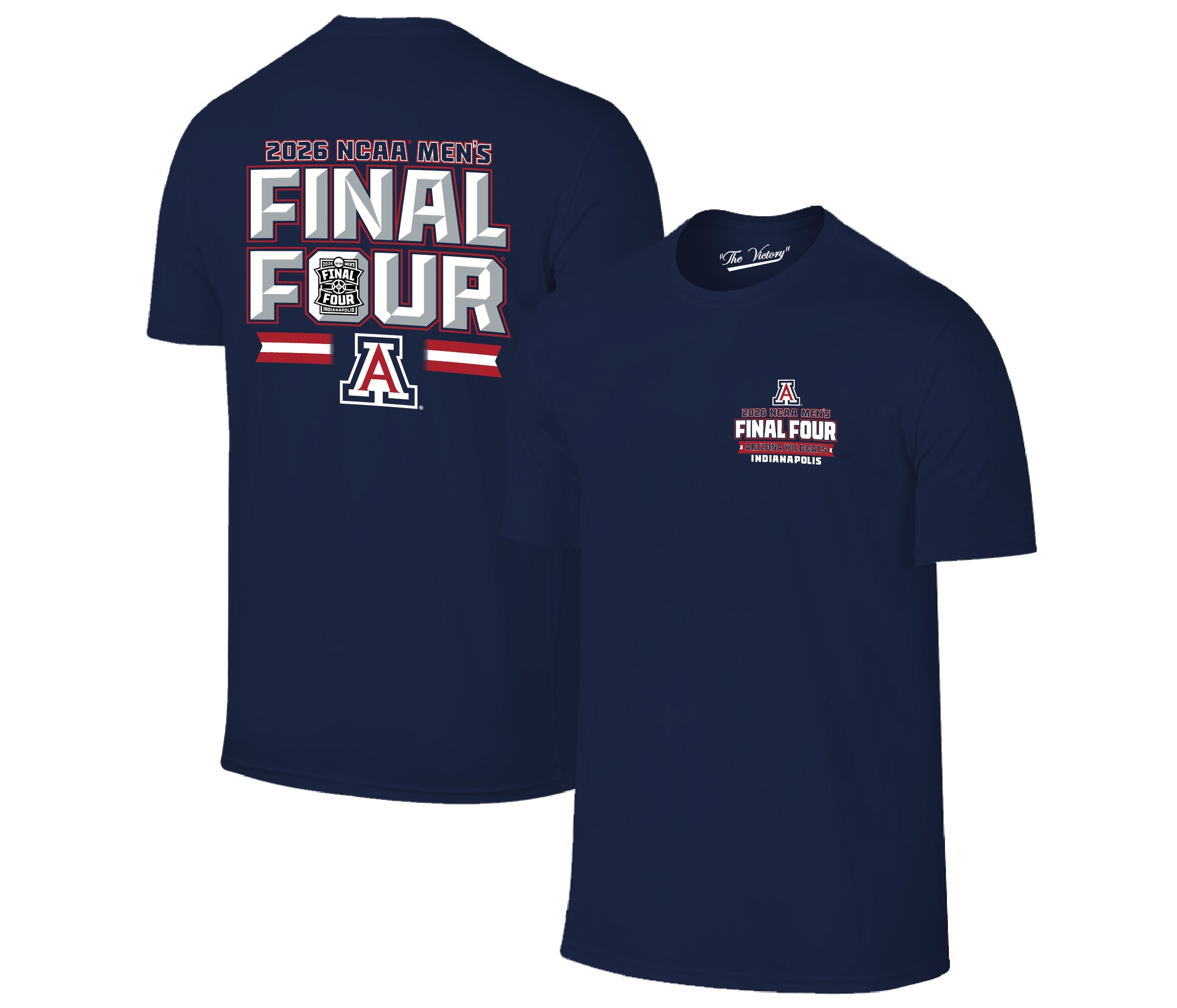 Final Four Shirt Navy Block Lettering