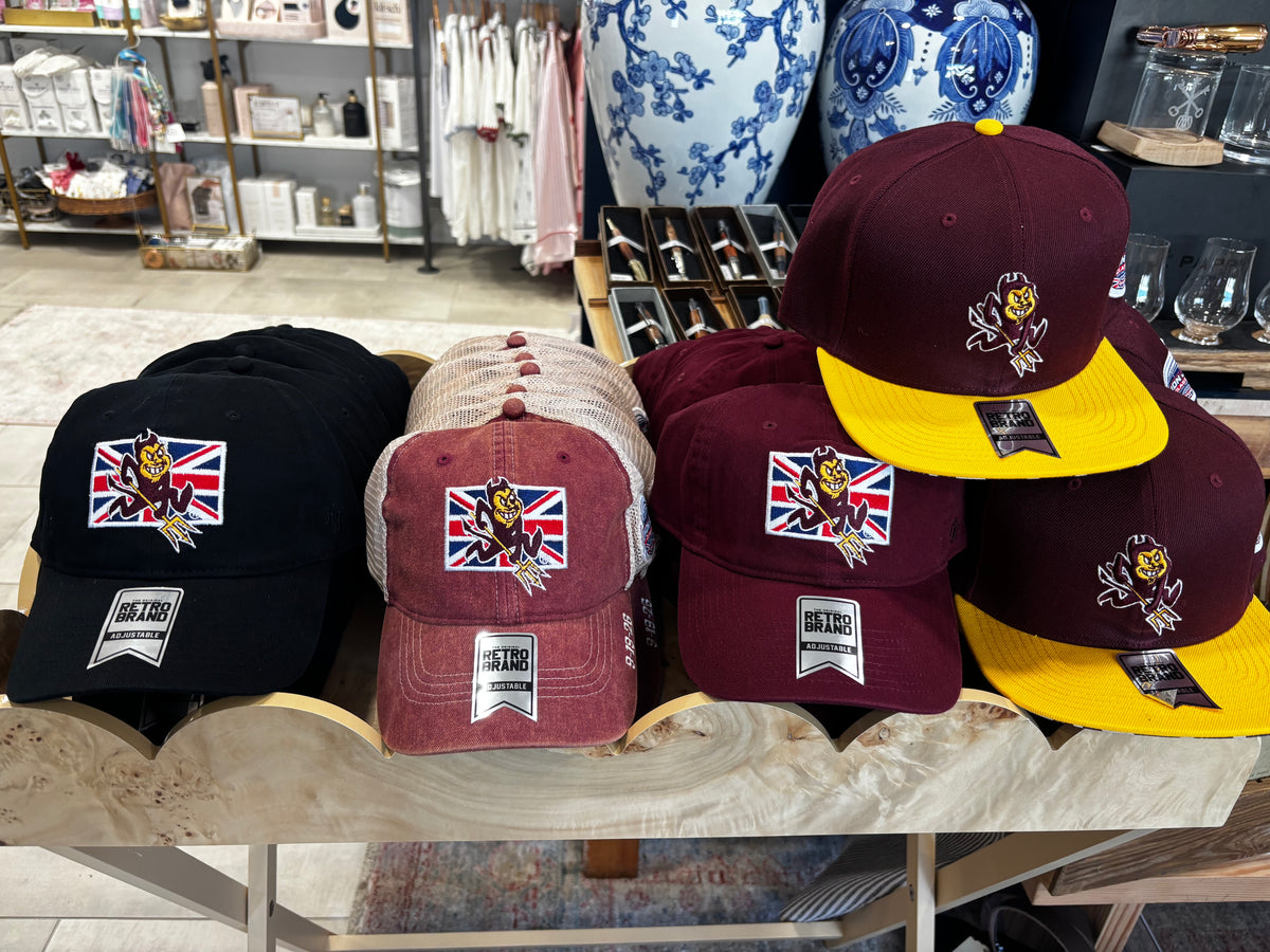 Union Jack Classic ASU hat-vintage red