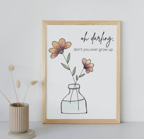 Never Grow Up Print