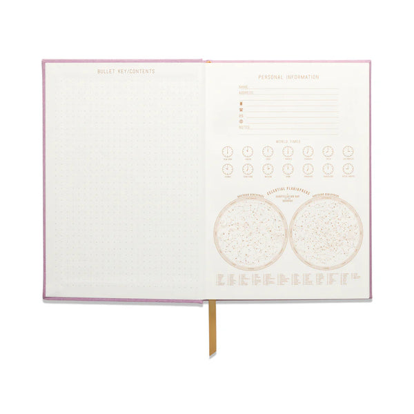 Metallic Suede Journal