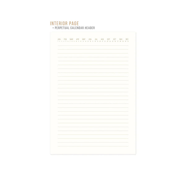 Metallic Suede Journal