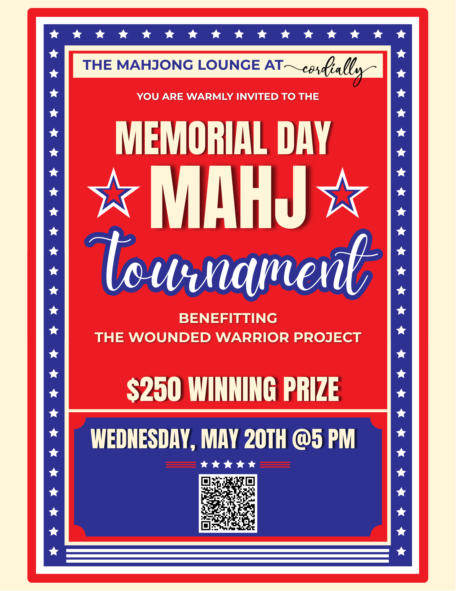 Memorial Day Mahjong Tournament