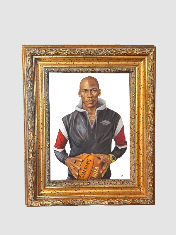 Michael Jordan 16 X 20 LX  Framed Art Print