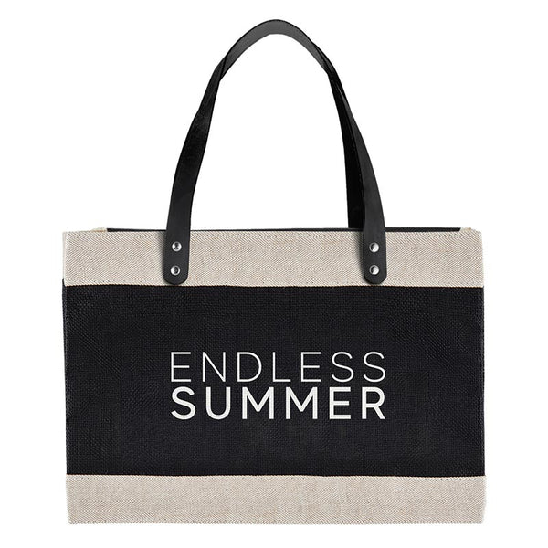LG BLK MARKET TOTE-SUMMER