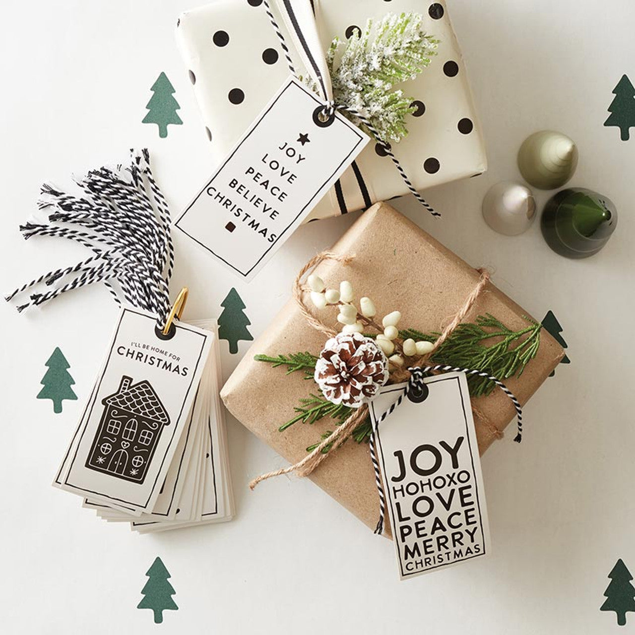 Santa Barbara Holiday Gift Tag