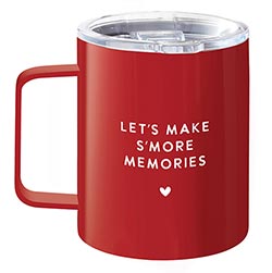 S'mores Stainless Steel Mugs - Let's Make S'more Memories