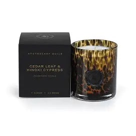 AG Opal Glass Candle Jar in Gift Box-Cedar Leaf &