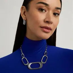 Bleecker Statement Collar - Silver